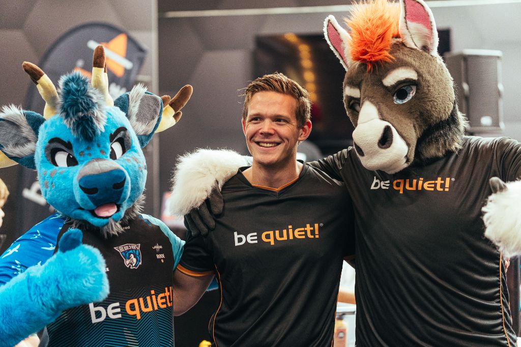 Marvin bei be quiet! Gaming Event